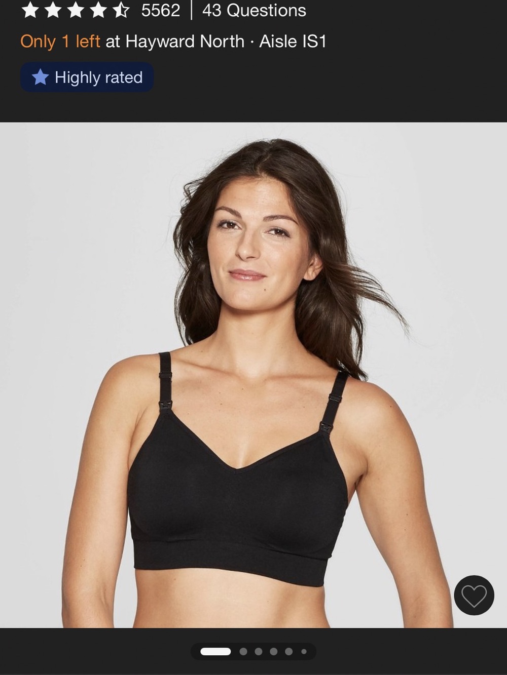 6 Auden/target seamless nursing bras lot